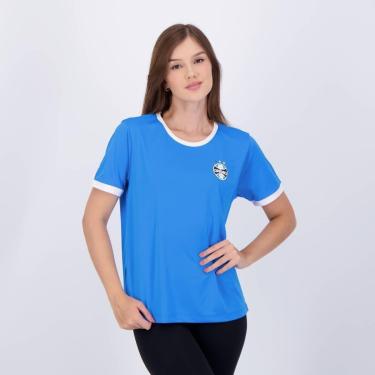 Imagem de Camisa Grêmio Basic Feminina Azul-Feminino