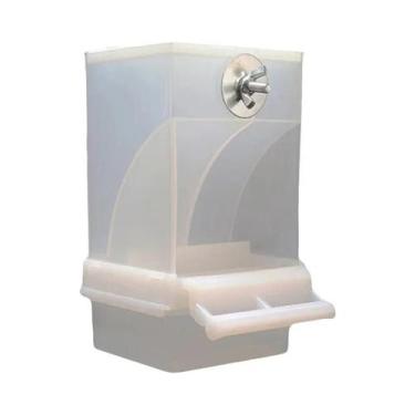 Imagem de Comedouro E Bebedouro Automático Para Papagaios, Recipiente De Semente