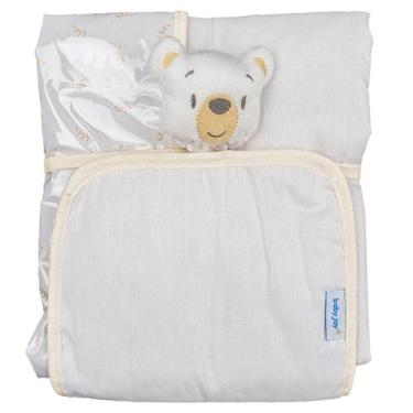 Imagem de Trocador de Fraldas Portátil para Bebê Baby Joy Fábula, Folhas