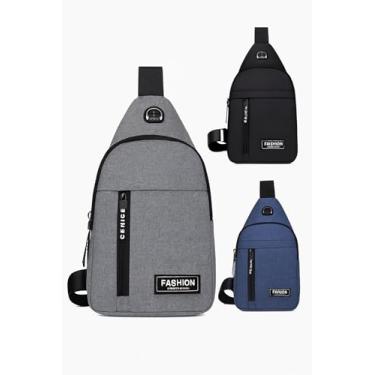 Imagem de Mini Mochila Pochete Bolsa Tiracolo Transversal Ombro Masculina Feminina Saída Fone de Ouvido Impermeavel Shoulder Bag Academia Esportiva. (Cor Aleatória)