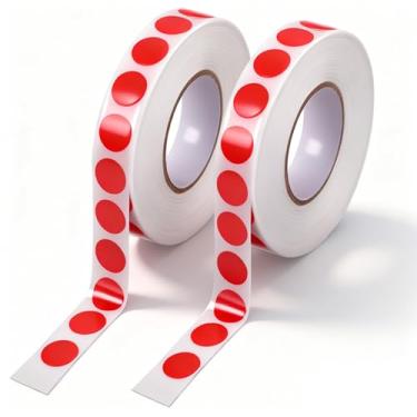 Imagem de WJIAAA Adesivos redondos, 2000 peças de adesivos coloridos de pontos, 2 rolos de etiquetas de código pequeno para escritório, loja, casa, sala de aula