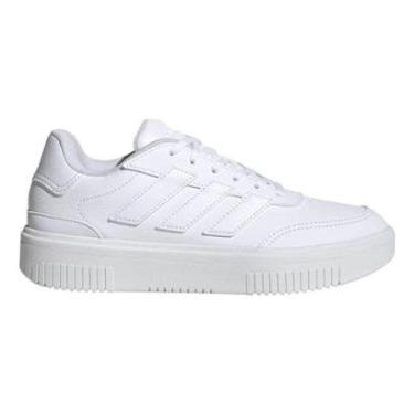 Imagem de Tênis Adidas Courtblock Bold Feminino - Branco 38-Feminino