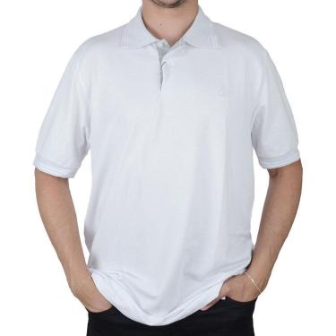 Imagem de Camisa Polo Masculina MC Ogochi Casual Slim Branca - 4025-Masculino
