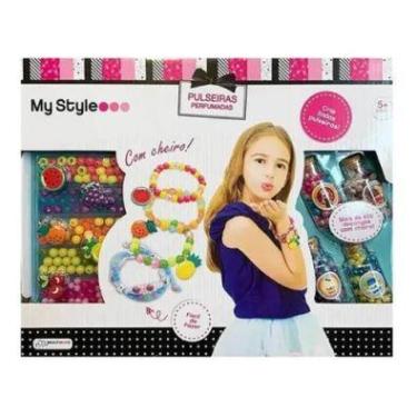 Imagem de Kit De Pulseiras + De 400 Miçangas Coloridas E Perfumadas Para Criança