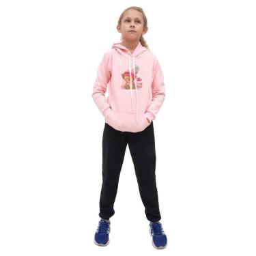 Imagem de Conjunto Infantil Moletom Flanelado Estampa Ursinho Menina-Feminino