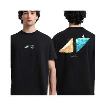 Imagem de Camiseta Unissex De Luxo De Alta Qualidade Com Logo Avicii X Tomorrowl