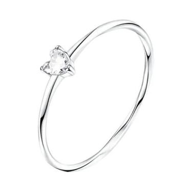 Imagem de Anel Feminino De Prata Esterlina 925 Com Caveira, Laço, Coroa, Coração