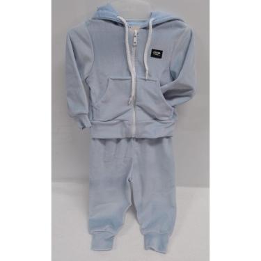 Imagem de Conjunto Luxo Plush Bebê Menino Inverno Capuz LessaKids 9205-Masculino
