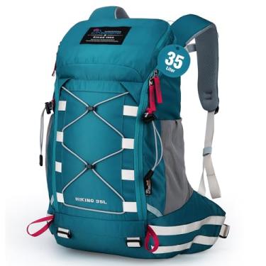 Imagem de MOUNTAINTOP Mochila de caminhada de 35 L, leve, para homens e mulheres, acampamento ao ar livre