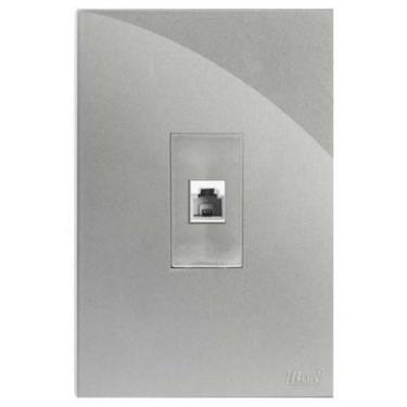 Imagem de Kit Rj45 Cat5 Internet Vertical 4X2 Brg11464-2Pr