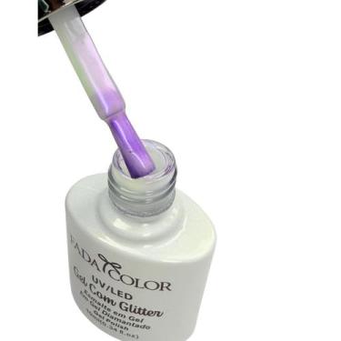 Imagem de Esmalte Gel Glitter Profissional Cor44 Fada Color 10ml