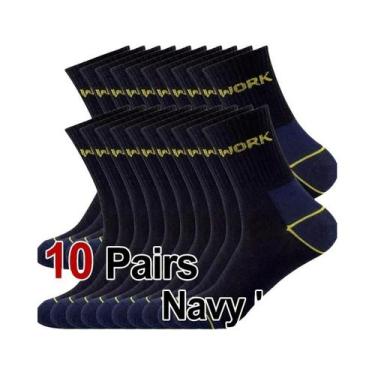 Imagem de Meias De Negócios Masculinas De Alta Qualidade, Cano Médio, 10-15 Pare