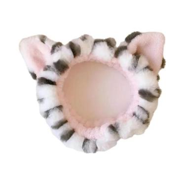 Imagem de Tiara De Pelúcia De Tigre Adorável, Faixa De Cabelo De Desenho Animado