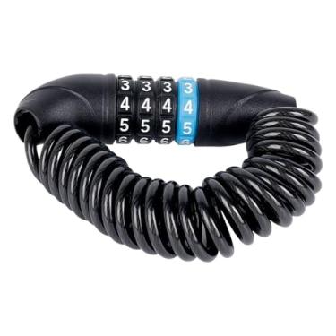 Imagem de Cadeado para Capacete,Fechaduras Antifurto Portáteis,Corrente de Seguranca Para Roda de Moto | Para Malas Bicicletas Carrinhos de Bebe Viagens Estacionamento Compras Escola