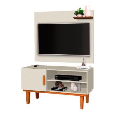 Imagem de Conjunto Painel e Rack Denver Sala TV até 42 Polegadas