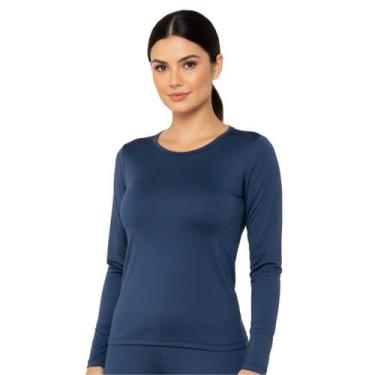 Imagem de Blusa Térmica Feminina Segunda Pele Inverno Comfort - AG Industria, Az