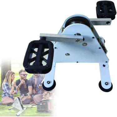 Imagem de Gerador de pedal operado por pé, caixa de alimentação de 50 W para carregamento rápido, carregador de emergência para acampamento e uso ao ar livre, solução de energia portátil ecológica