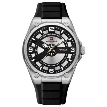 Imagem de Relógio De Pulso Esportivo Masculino Silicone De Quartzo á Prova D´agua Branco