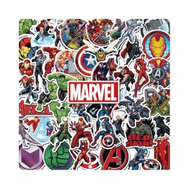 Imagem de Adesivos Marvel Disney 50PCS Do Homem De Ferro E Steve Rogers Para Gui