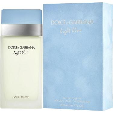 Imagem de Perfume Feminino D & G Light Blue Dolce & Gabbana Eau De Toilette Spray 200 Ml