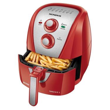 Imagem de Fritadeira Sem Óleo Air Fryer 4L Mondial 1500W AFN-40-RI 220V