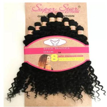 Imagem de Cabelo Orgânico Cacheado Brazuca Original Super Star - Cor Mt2 118