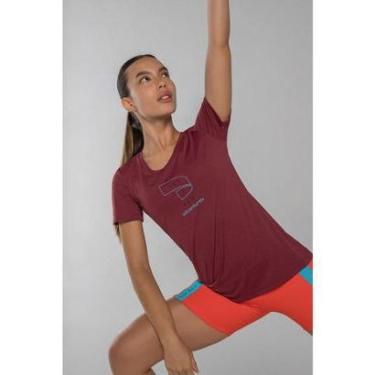Imagem de T-shirt Alto Giro Skin Fit Insp Red Plum-Feminino