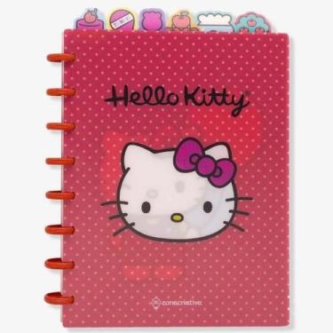 Imagem de Caderno de anotacoes com divisoria 21x16cm hello kitty - Zona Criativa