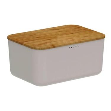 Imagem de Porta Pão com Tampa Migalheira Caixa Alimentos 33cm Doces Sa - Ou