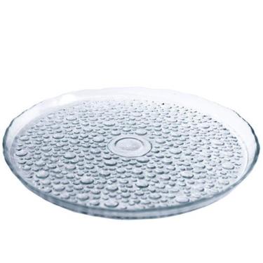 Imagem de Prato para bolo pudim salgados sobremesas de vidro 29cm - UTILIDADES