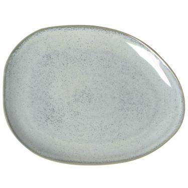 Imagem de Conjunto com 6 Pratos Raso Oval Orgânico Green Granite 31x24x2,5cm