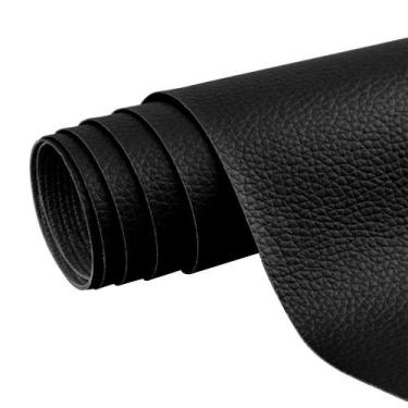 Imagem de Adesivo Preto Couro 50x137cm Envelopamento Cozinha Moveis - Open Star,