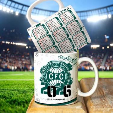 Imagem de Caneca personalizada futebol Calendario 2026 - 325ML - PRESENTE - ABRA