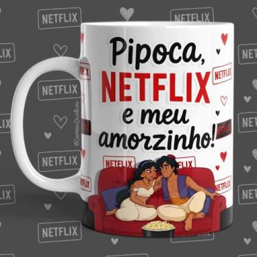 Imagem de Caneca Personalizada Vários Personagens Pipoca e Netflix dia dos Namor