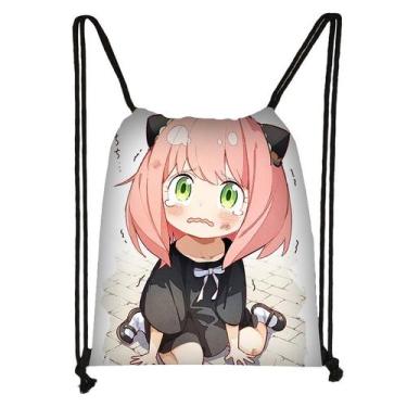 Imagem de Bolsa com cordão Spys Familys Anyas Forgers Anime String Swi - Yiweisa