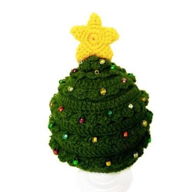 Imagem de Chapéu de cosplay, árvores de Natal, estrelas, traje, chapéus, fios - 