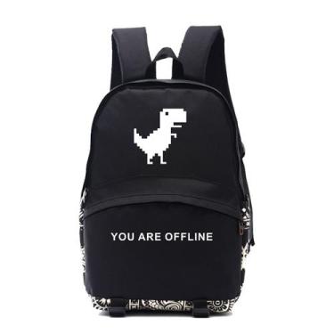 Imagem de Mochila Dinosaur You Offline para escola infantil 30x14x45cm - yiweisa
