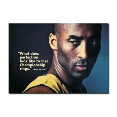 Imagem de Imagem de arte de parede de pôster Kobe Bryant Anime Art 51x35,5 cm - 
