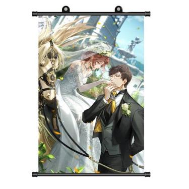 Imagem de Pôster de pintura de parede em tela Lights and Nights Evans Anime - Yi