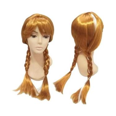 Imagem de Coroa De Cabelo Sintético Da Princesa Elsa Anna Do Frozen 2, Acessório