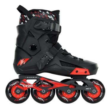 Imagem de Patins Freestyle Traxart Revolt Preto com Rodas Pretas - 80mm ABEC-9