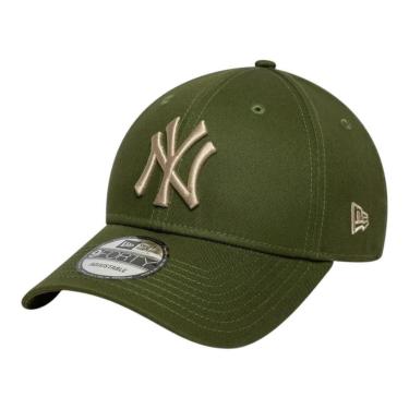 Imagem de Boné New Era 940 New York Yankees League Essential Verde-Masculino