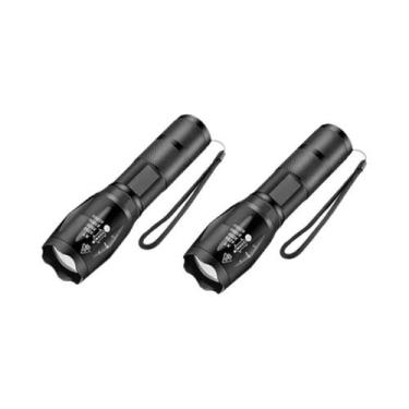 Imagem de Lanterna LED T6 À Prova d'Água De Alta Potência Com 5 Modos, Zoom E Ba