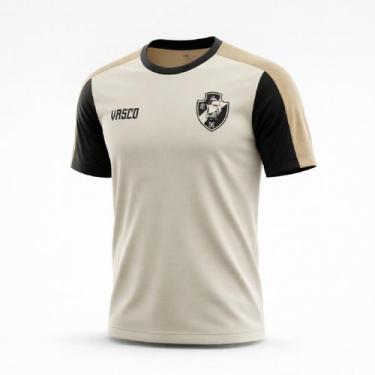 Imagem de Camisa Vasco Da Gama Estouro Gold - Masculino Tamanho:GGCor:Bege, GG, 