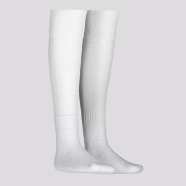 Imagem de Meião Futebol Rikam Juvenil Branco, 33-37