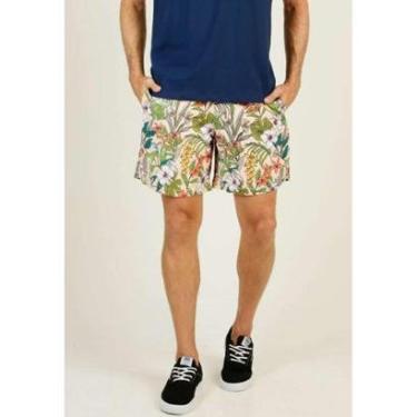 Imagem de Shorts Areia Branca Resort Floral Verde GG-Masculino