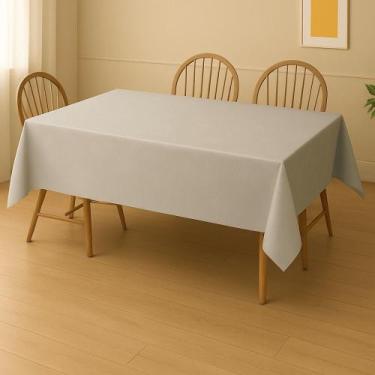 Imagem de Toalha De Mesa Termica Flora Perolizada Prata Rolo 1,40x30m Vinil PVC 