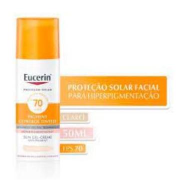 Imagem de Protetor Solar Facial Eucerin Sun Pigment Control Tinted Claro FPS 70 