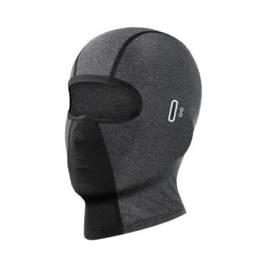 Imagem de Máscara Esportiva De Proteção Solar Para Rosto Inteiro Em Seda Gelada 