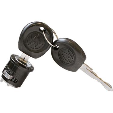 Imagem de Cilindro de Ignição com Chave Preto para Painel Modelo Kombi Clipper 77 a 80 Volkswagen Segurança na Partida Universal